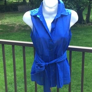 THEORY COTTON BLOUSE